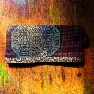 Vintage handmade tapestry billfold